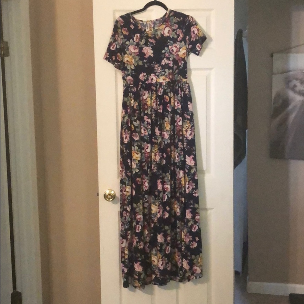 Floral floor length dress